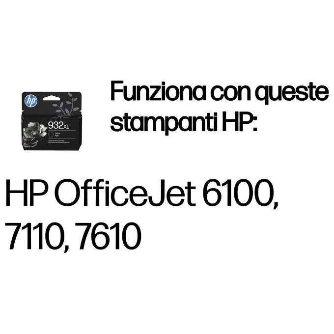 Hp Cartuccia Nero N 932xl