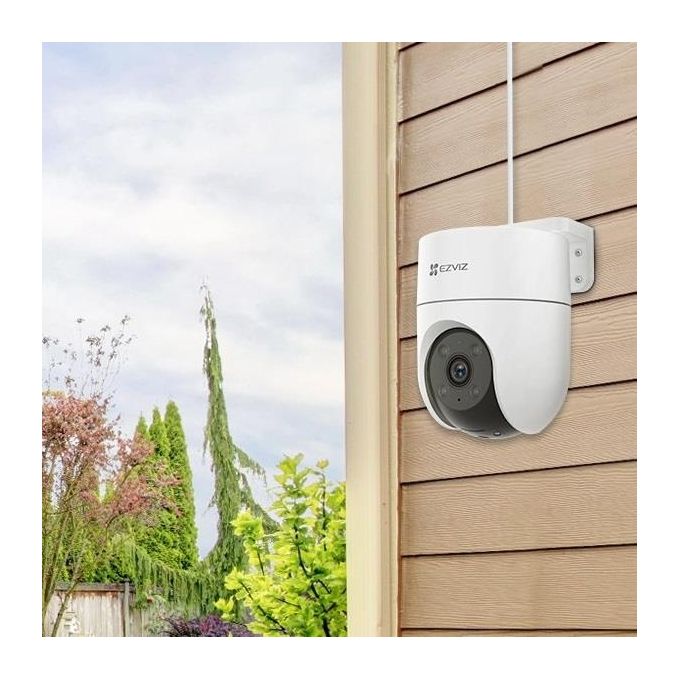 Ezviz CS-H8C H8c Telecamera IP Motorizzata 2K+ Wi-Fi Ethernet AI Tracking Visione Notturna 30m IP67 colore Bianco