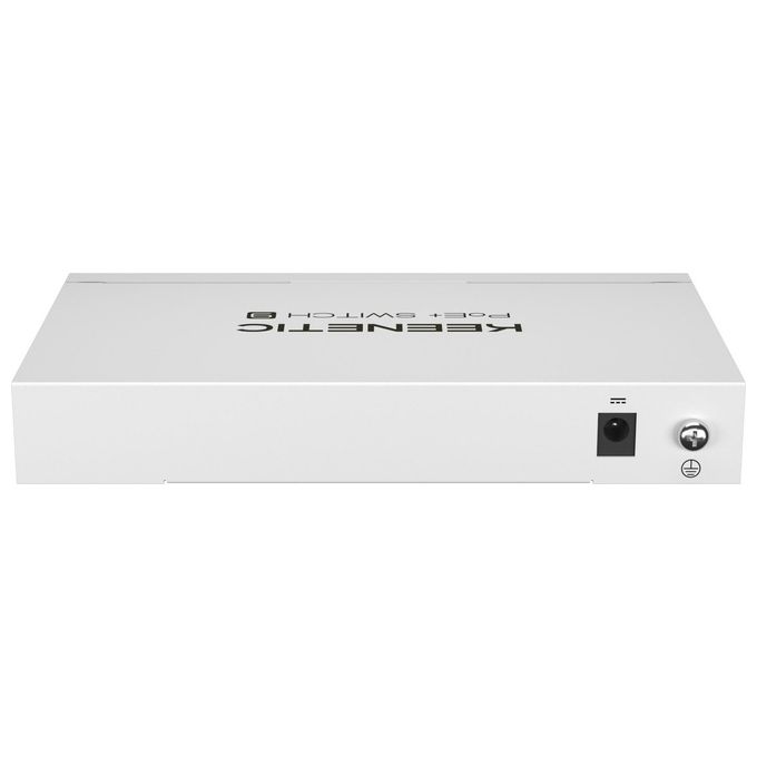 Keenetic KN-4710-01-EU PoE+ Switch 9 Switch Non Gestito 9 Porte Gigabit 8 Porte PoE+ 120W 18 Gbps colore Bianco