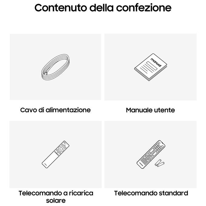 Samsung QE65S90FATXZT Smart TV 65'' OLED 4K Ultra HD 120Hz Dolby Atmos Wi-Fi Tizen colore Nero