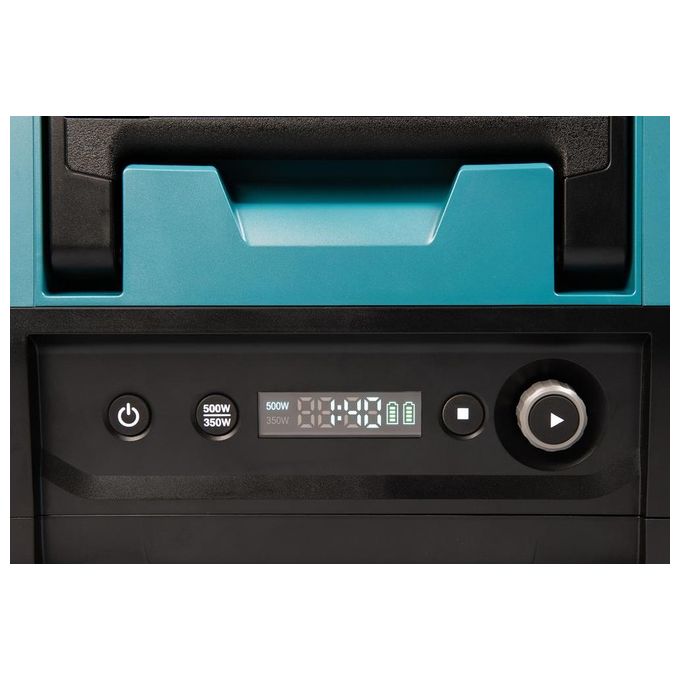 Makita MW001GZ Microonde Cordless 8 L 500 W con Display LED e Controllo Elettronico colore Nero Verde