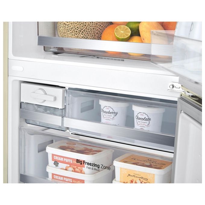 LG GBB567SECMN Frigorifero Combinato 462 L 185 cm Classe E 41 dB Total No Frost Wi-Fi colore Sabbia
