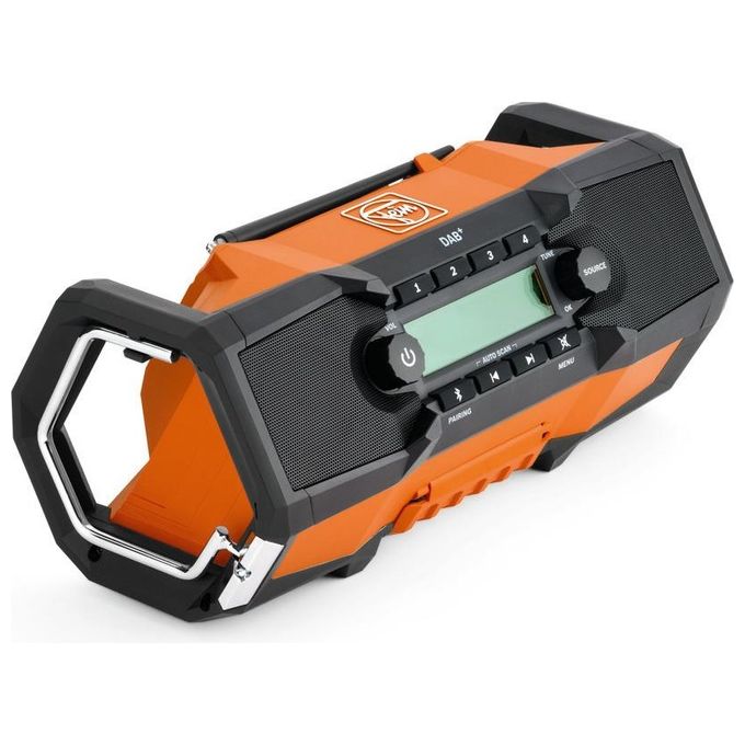 FEIN 92604204010 ARAD 18 BC AS Radio Portatile Digitale DAB+ FM Bluetooth 30 W colore Nero Arancione