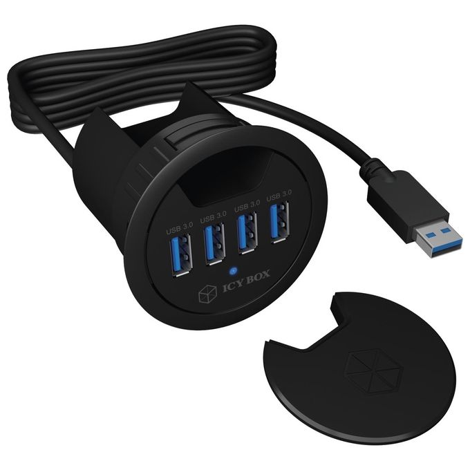 Icy Box hub usb 4 Porte 3.0 Ib-hub1403 rd.