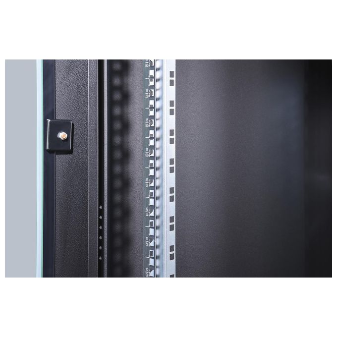 Digitus Armadio 22 Unita' Linea Professionale (a)1200 X (l)600 X (p) 800 Mm. Colore Nero Ral 9005