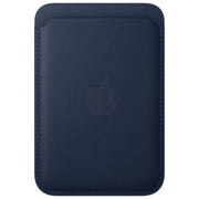 Apple MA6X4ZM-A Portafoglio MagSafe in Tessuto FineWoven Compatibile con iPhone fino a 3 Carte colore Blu profondo