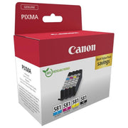 Canon 2103C007 CLI-581 Cartuccia d'inchiostro Originale Multipack 4 pezzi Nero Ciano Magenta Giallo colore Nero Ciano Magenta Giallo