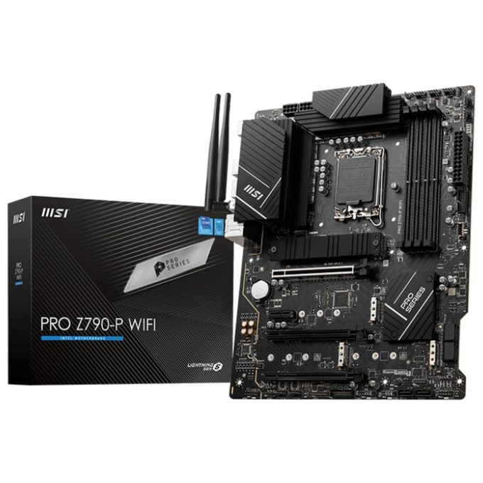 MSI PRO Z790-P WIFI Scheda Madre ATX Intel Z790 LGA 1700 DDR5 128 GB Wi-Fi 6 Bluetooth 5.3 2.5 Gigabit Ethernet colore Nero