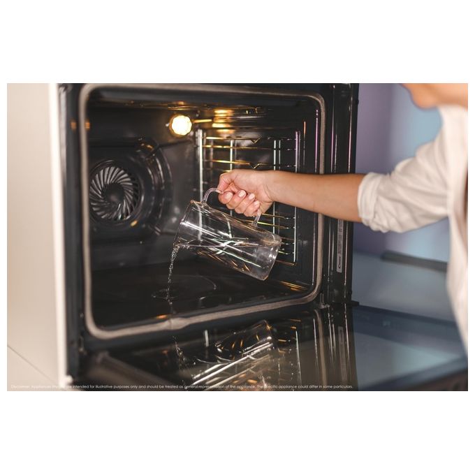 Candy FCM955XRL-CN Idea Forno da incasso Elettrico 70 L Classe A Pirolisi Vapore Wi-Fi (59.5x59.5x56.8 cm) colore Nero Inox