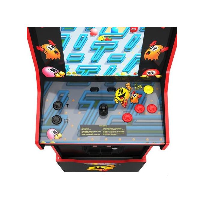 Arcade1up BN-PAC-MANIA-14GAME Pac-Man Pac-Mania Legacy Cabinato Arcade 14 Giochi Wi-Fi Monitor LCD 17''