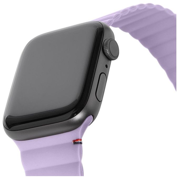 Decoded Silicone Traction Lite Strap Ultra per Apple Watch 49-45-44-42mm Lavanda