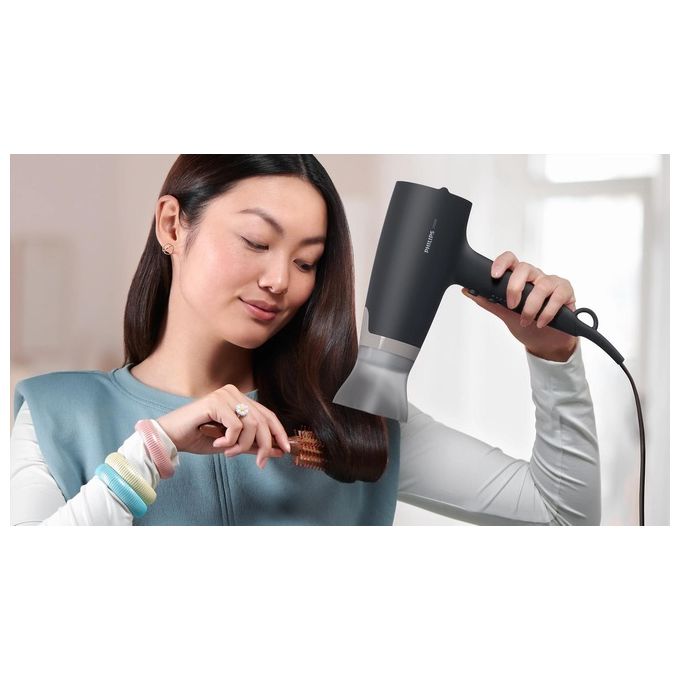 Philips BHD351-10 Serie 3000 Asciugacapelli 2100 W Ionic Care ThermoProtect 6 velocita' beccuccio 14 mm colore Grigio