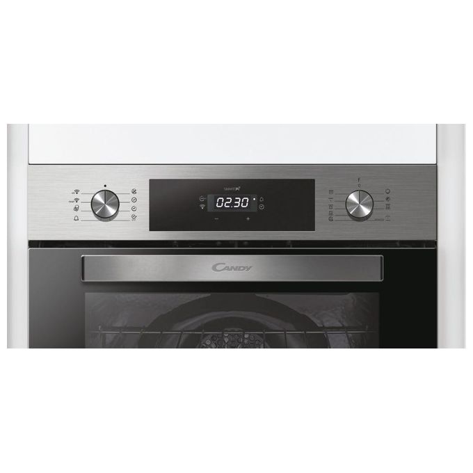 CANDY FCDINE896X WIFI Timeless Forno da incasso Elettrico 70 L Classe A Controllo Wi-Fi Bluetooth Guida Telescopica (59.5x59.5x56.8 cm) colore Acciaio inox