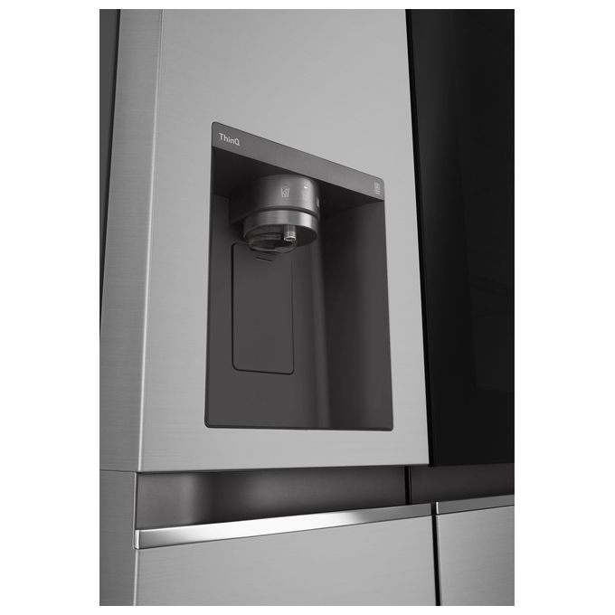 LG GSGV80PYLD InstaView Frigorifero Americano Side by Side 635 L 179 cm Classe D 35 dB No Frost Dispenser Wi-Fi colore Argento