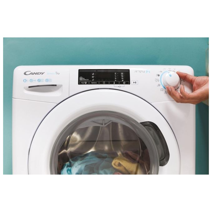 Candy Smart Pro CSO 1285TW4-1-S Lavatrice Caricamento frontale 8 kg 1200 Giri-min Classe B Bianco