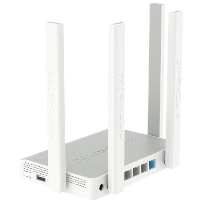 Keenetic KN-3012-01-EU Speedster Router Wi-Fi 5 Mesh AC1200 con Smart Switch Gigabit a 4 porte colore Bianco