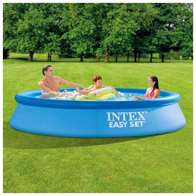 Intex 28116NP Easy Set Piscina Fuori Terra Gonfiabile 305x61 cm 3077 L colore Blu