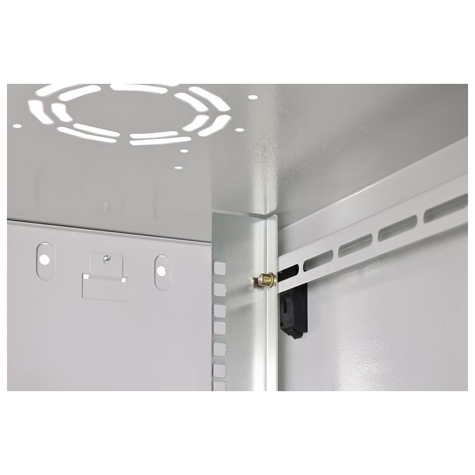 Digitus Armadio Rack 19'' 12 Unita' da Muro 638x600x600 Grigio Porta Vetro