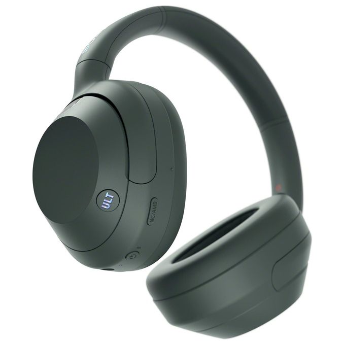 Sony WHULT900NH ULT WEAR Cuffie a Padiglione Wireless Bluetooth 5.2 Noise Cancelling ANC Autonomia 30 ore colore Forest Gray