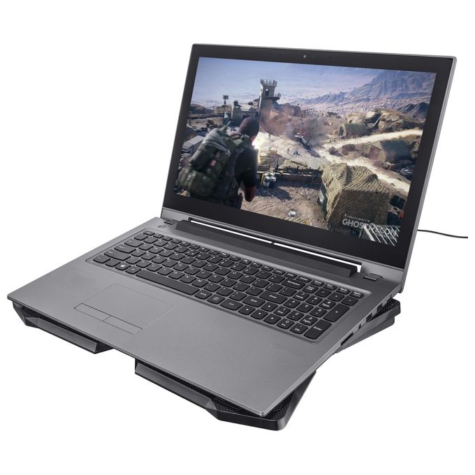 Trust GXT 278 Base di Raffreddamento per Laptop da Gioco Ventole Illuminate a Velocita' Regolabile