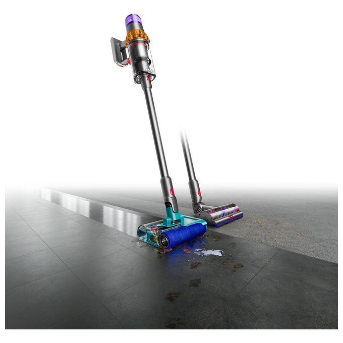 Dyson 448798-01 V15s Detect Submarine Aspirapolvere senza filo secco e bagnato ciclonica 0,76 L 240 AW 60 min colore Nichel Giallo