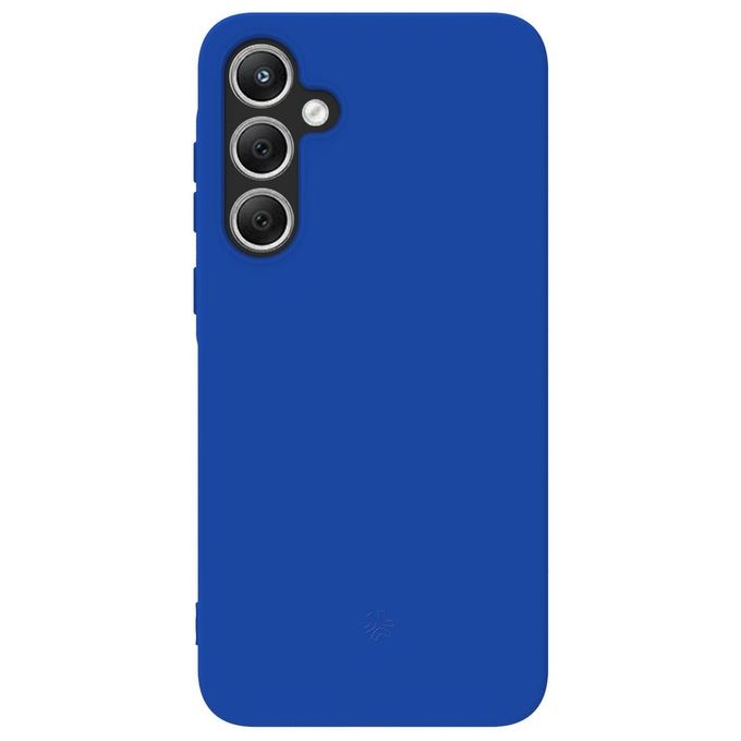 Celly CROMO1064BL Cromo Cover Samsung Galaxy A55 5G TPU Soft-Touch Microfibra colore Blu