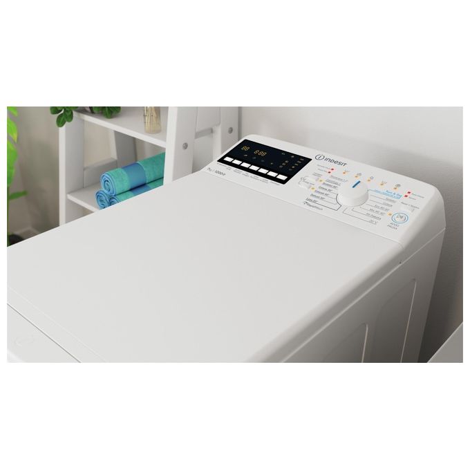 Indesit BTW B7231P IT Lavatrice Caricamento dall'Alto 7kg 1200 Giri-min Bianco