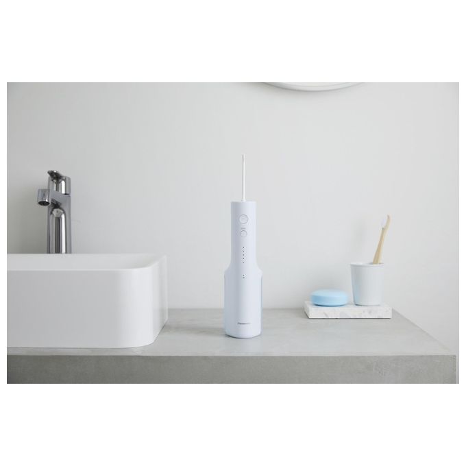Panasonic EW-DJ26-A303 PersonalCare Idropulsore Portatile Ricaricabile 5 modalita' 0,2 L 1400 pulsazioni-min colore Azzurro