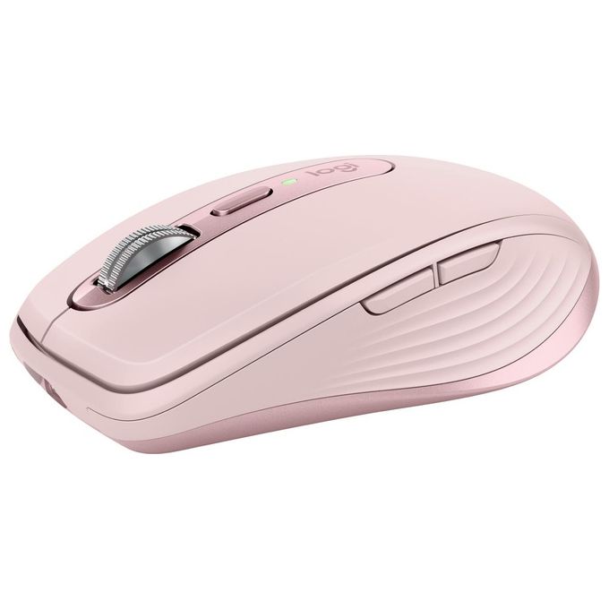 Logitech 910-006931 MX Anywhere 3S Mouse Wireless 8000 DPI Clic Silenziosi USB Type-C colore Rosa