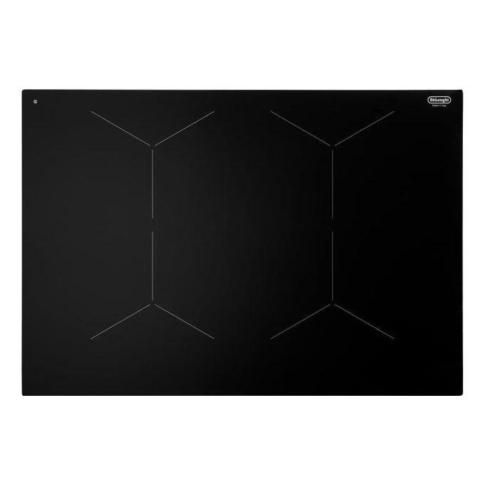 De'Longhi NSI741 Piano cottura a induzione 75 cm 4 zone cottura Full Bridge Touch control frontale superiore colore Nero