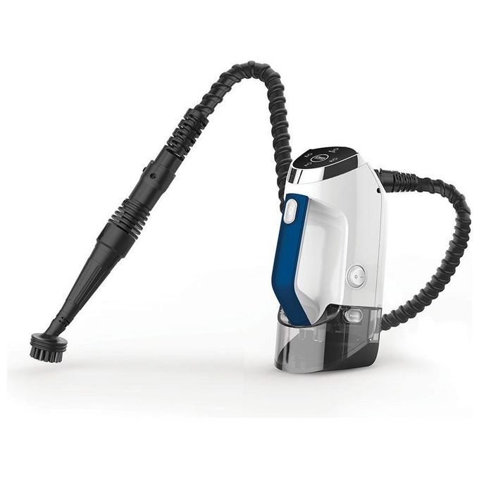 Polti PTEU0299 Vaporetto 3 Clean Blue Aspirapolvere Lavapavimenti a Vapore 3 in 1 Ciclonico senza Sacco 1800 W 14 Accessori colore Bianco e Blu
