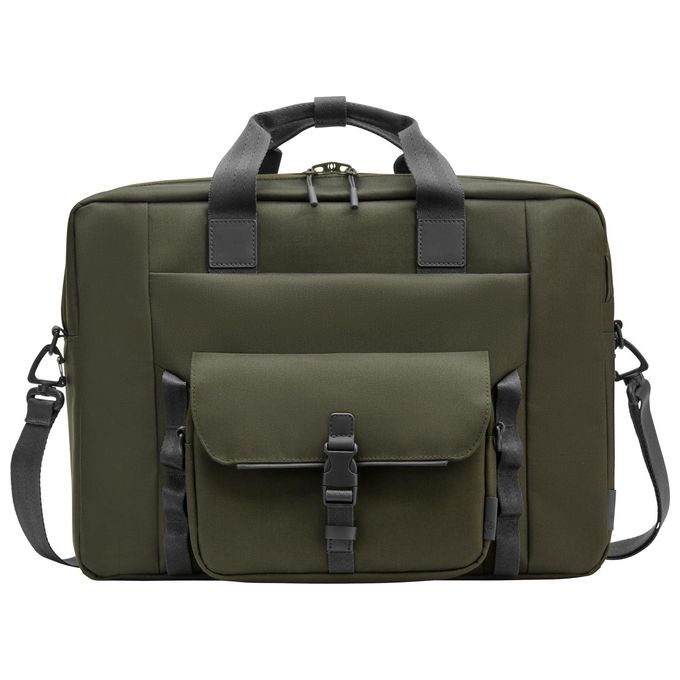 HP 9J4C2AA Modular Laptop Bag Nebula Borsa Porta PC 15.6'' Poliestere Resistente all'Acqua 22L colore Verde Grigio