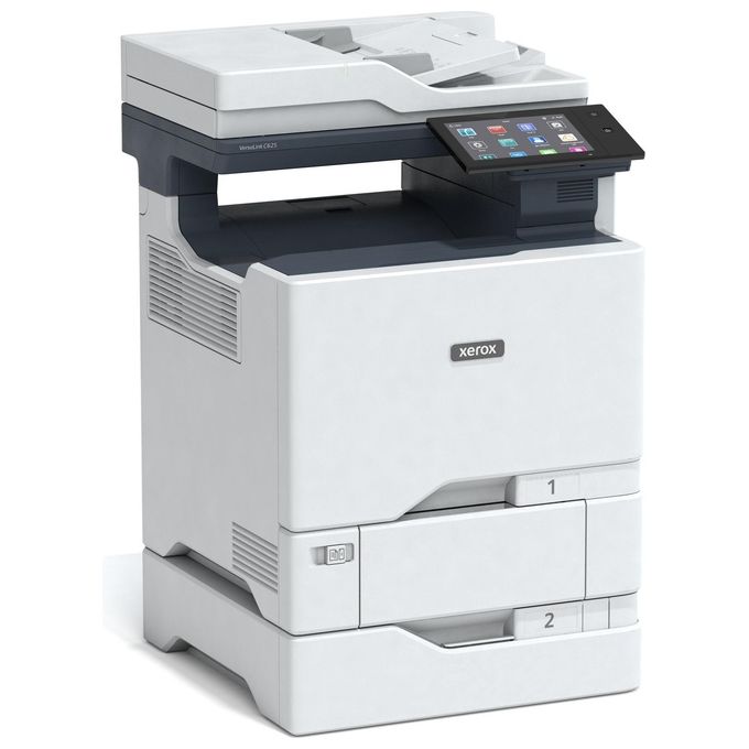 Xerox C625V_DN VersaLink C625 Stampante Multifunzione Laser a Colori A4 50 ppm Duplex Automatico con Touchscreen 7 pollici Wi-Fi Opzionale Ethernet Gigabit NFC colore Nero
