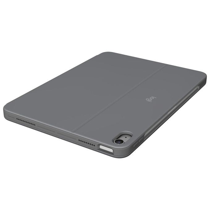 Logitech 920-012633 Combo Touch Custodia con Tastiera per iPad Air 11'' QWERTY Italiano Smart Connector Trackpad Retroilluminata colore Grigio