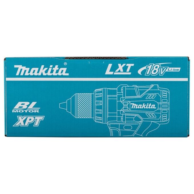 Makita DDF492Z Trapano Avvitatore 18V Motore Brushless 2100 Giri-min 141 Nm Impugnatura a Pistola Mandrino Autoserrante colore Blu Nero