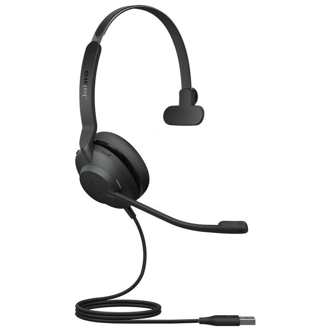 Jabra 23189-889-979 Evolve2 30 SE Auricolare Cablato Monofonico USB-A con Microfono Integrato e Cancellazione del Rumore colore Nero