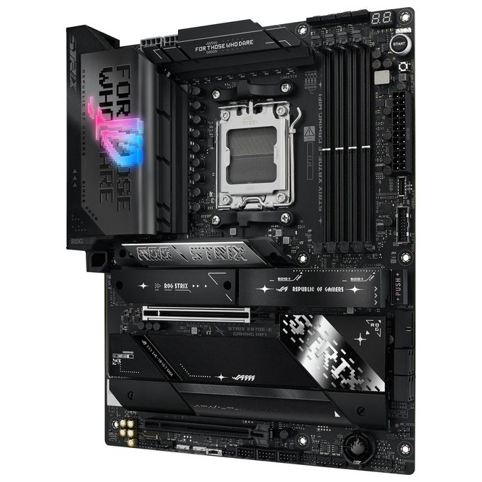 Asus 90MB1IB0-M0EAY0 ROG Strix X870E-E Gaming WiFi Scheda Madre ATX Socket AM5 DDR5 PCIe 5.0 5x M.2 Wi-Fi 7 USB4