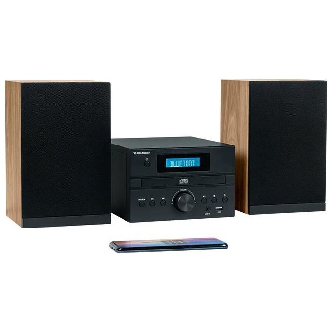 Thomson MIC123BT Microsistema audio per la casa 50 W Bluetooth 5.0 Radio FM CD USB AUX colore Nero