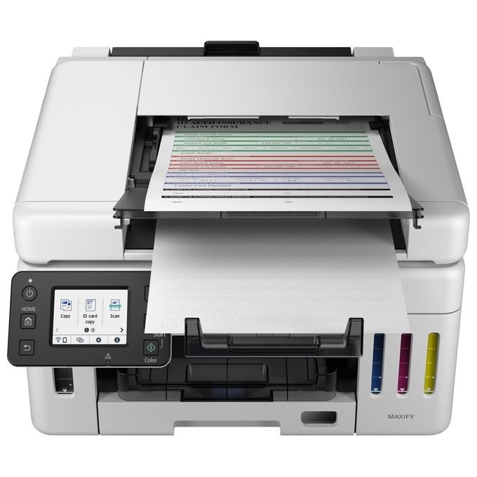 Canon GX6550 MAXIFY Stampante Multifunzione a Getto d'Inchiostro A4 600 x 1200 DPI Wi-Fi Ethernet LCD Touch 350 Fogli Stampa Fronte Retro Automatica colore Nero