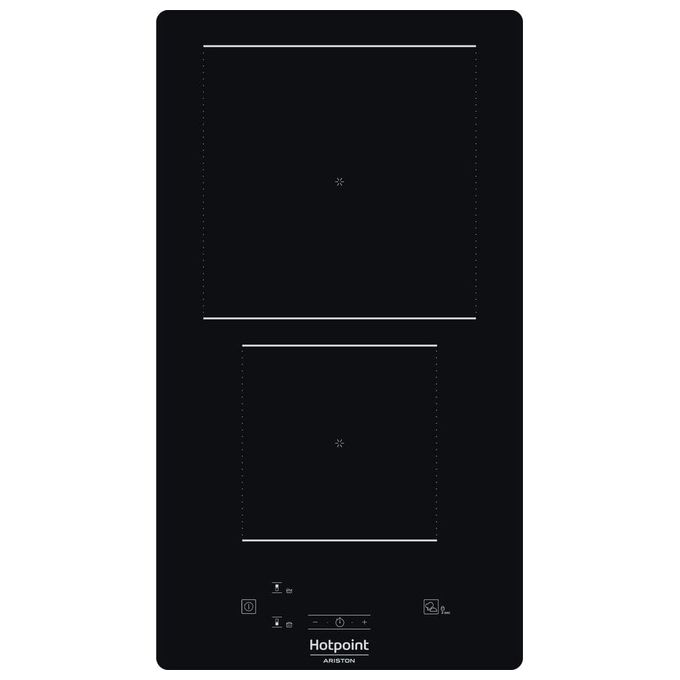 Hotpoint HQ 0930S NE Piano cottura a induzione 28 cm 2 zone 9+booster colore Nero