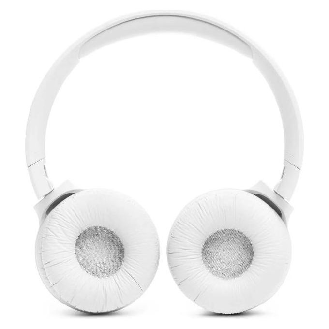JBL JBLT520BTWHTEU Tune 520BT Cuffie On Ear Wireless Bluetooth 5.3 Pure Bass 57 ore Microfono Pieghevoli colore Bianco