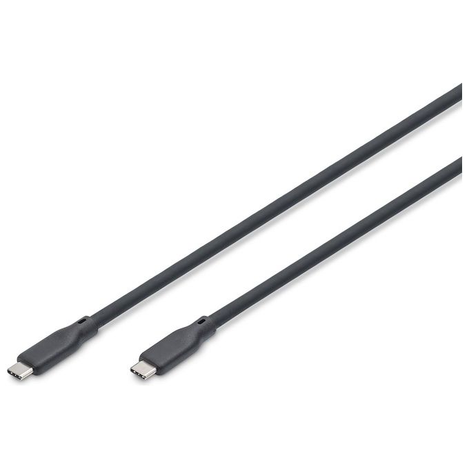 Digitus Cavo Guaina Silicone Usb-C - Usb-C 2mt Usb 3.2 Gen1 5G 4k 100W Nero
