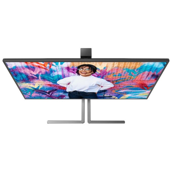 AOC U27U3CV Monitor 27'' UHD 3840x2160 Nano IPS 60Hz HDR400 Altezza Regolabile HDMI2x DP1x USB Hub Speaker colore Nero-Argento