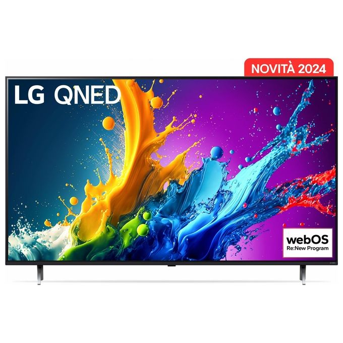 LG 75QNED80T6A.API Serie QNED80 TV 4K UHD Smart TV con webOS 24 3 HDMI QNED AI colore Blu