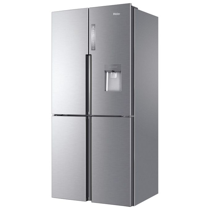 Haier RTG684WHJ Cube 83 Frigorifero 4 Porte 466 L 180 cm Classe F 35 dB No Frost Multi-Airflow colore Argento