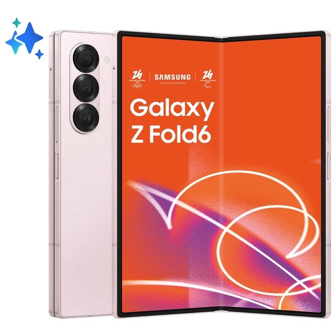 Samsung SM-F956BLIBEUE Galaxy Z Fold6 Smartphone 256 GB RAM 12 GB Display 7.6'' Dynamic AMOLED 2X colore Rosa