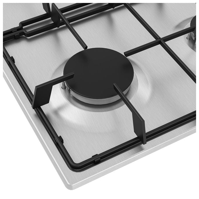 Beko HIAG64223SXE Piano cottura a Gas 60 cm 4 Fuochi PractiClean Gas Safety colore Acciaio Inox