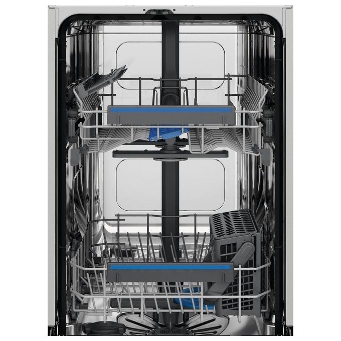 Electrolux KEQC2200L Serie 600 Lavastoviglie Incasso Scomparsa Totale 9 coperti Classe E AirDry SatelliteClean Inverter 46 dB (82x45x55 cm) colore Nero