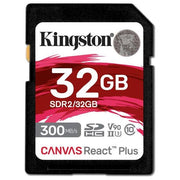 Kingston Technology Canvas React Plus 32Gb SD UHS-II Classe 10