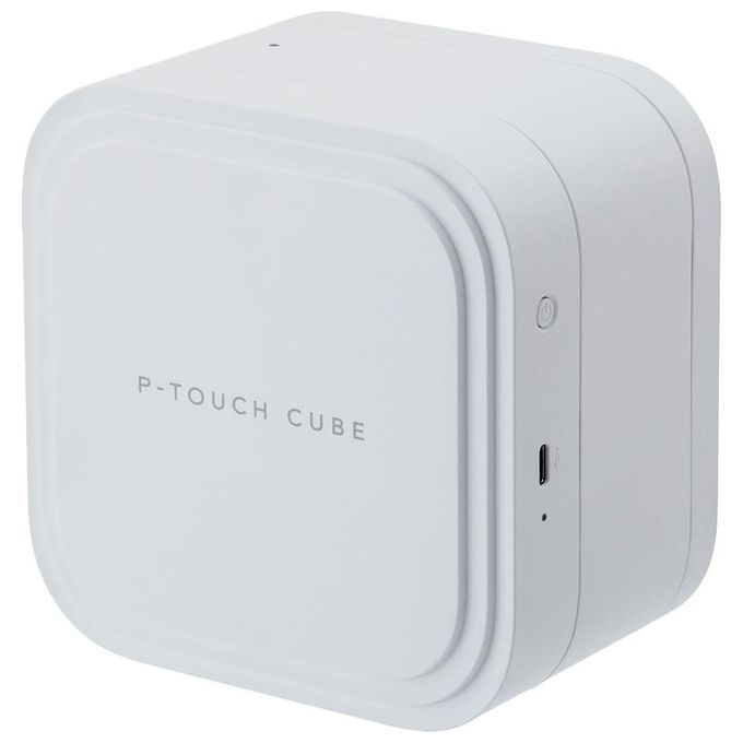 Brother PT-P910BT P-touch Cube Pro Etichettatrice Termotrasferimento 360x360 DPI Bluetooth USB-C TZe colore Bianco